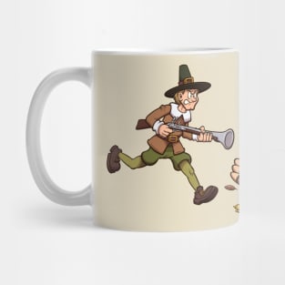 Pilgrim Hunting Turkey Mug